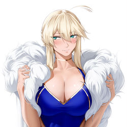 This is a pixiv picture whose title is Artoria.
