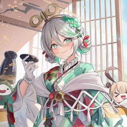 This is a pixiv picture whose title is New Years CC.