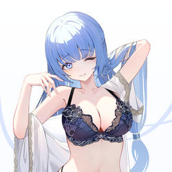 This is a pixiv picture whose title is [Skeb]ブルーロータス.