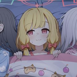 This is a pixiv picture whose title is 眠られない.