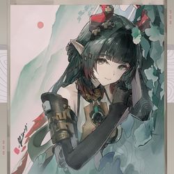 This is a pixiv picture whose title is 物候人归.