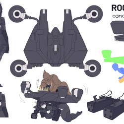 This is a pixiv picture whose title is ロケッティア.