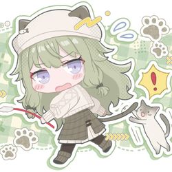 This is a pixiv picture whose title is 猫の日寧々ちゃん.