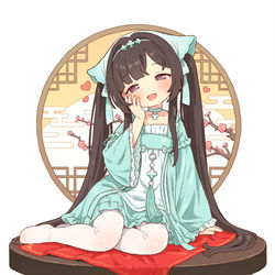 This is a pixiv picture whose title is 長風.