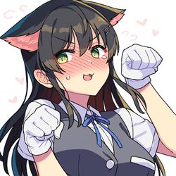 This is a pixiv picture whose title is 2/22　猫の日.