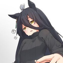 This is a pixiv picture whose title is ボディラインの出やすい服を着せてカフェさんの薄さを確かめたい.