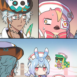 This is a pixiv picture whose title is コスプレ.