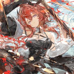 This is a pixiv picture whose title is Laevatain.