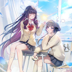 This is a pixiv picture whose title is IF.