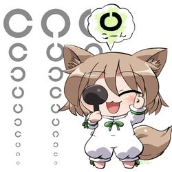 This is a pixiv picture whose title is つかさちゃんと視力検査.