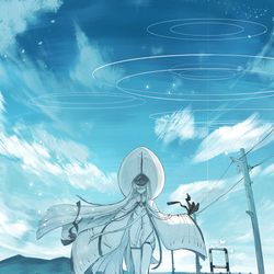 This is a pixiv picture whose title is 何時の旅路に祝福があらんことを.