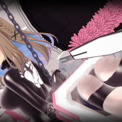 This is a pixiv picture whose title is 杏目也要洗脚脚！.