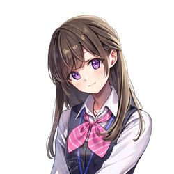 This is a pixiv picture whose title is しゃがみOL～受付ちゃん～.