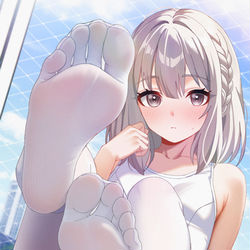 This is a pixiv picture whose title is skeb依頼絵.