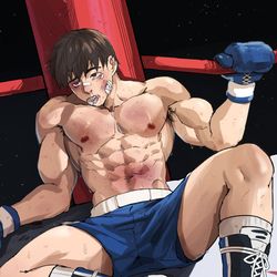This is a pixiv picture whose title is A.Hen is ready for another spar.