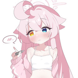 This is a pixiv picture whose title is ホシノちゃん ✏️🐱.