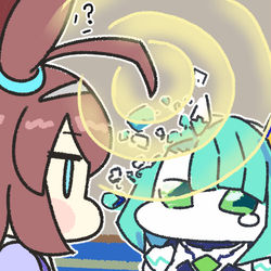 This is a pixiv picture whose title is ミホノブルボン.