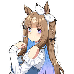 This is a pixiv picture whose title is アーモンドアイ.