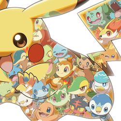 This is a pixiv picture whose title is ともに歩んだパートナー！【ポケモン30周年】.