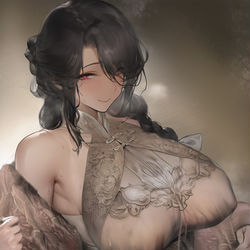 This is a pixiv picture whose title is 没想到这么多人喜欢看我这个半吊子做的ntr系列.