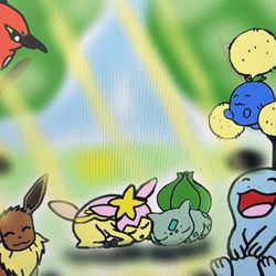 This is a pixiv picture whose title is 春が来る✨✨(㊗️ポケモン30周年).