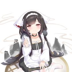 This is a pixiv picture whose title is 长风麻麻给你掏耳朵.