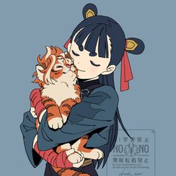 This is a pixiv picture whose title is 哪吒さまと池年.