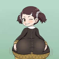 This is a pixiv picture whose title is Thick Becky.