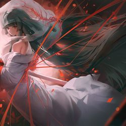 This is a pixiv picture whose title is 🚬.