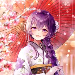 This is a pixiv picture whose title is 雪梅.