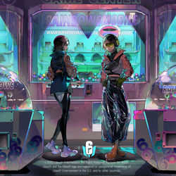 This is a pixiv picture whose title is レインボーシックスモバイル.