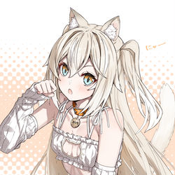 This is a pixiv picture whose title is 猫コハク.