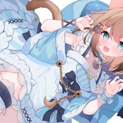 This is a pixiv picture whose title is 2月のskeb.