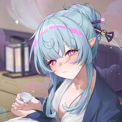 This is a pixiv picture whose title is 宵酔い瑞希.