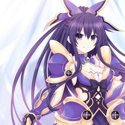 This is a pixiv picture whose title is 夜刀神十香【霊装】.