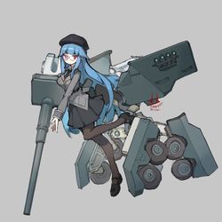 This is a pixiv picture whose title is 轮式战车90.