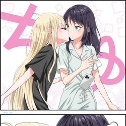 This is a pixiv picture whose title is かぐやと彩葉.