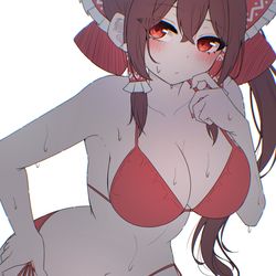 This is a pixiv picture whose title is 霊夢.