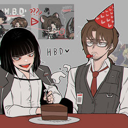 This is a pixiv picture whose title is 벌털생일.