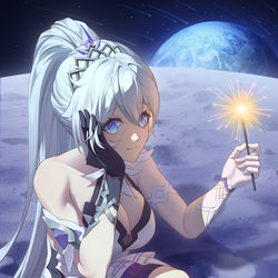 This is a pixiv picture whose title is 新年尾声.