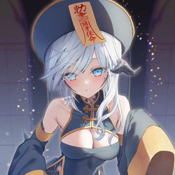 This is a pixiv picture whose title is キョンシー.