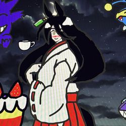 This is a pixiv picture whose title is マンハッタンカフェ、お誕生日おめでとう❣️🎂.