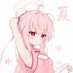 This is a pixiv picture whose title is 旗袍小夏.