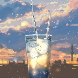 This is a pixiv picture whose title is 夕暮れネード.