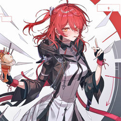 This is a pixiv picture whose title is Exusiai!.