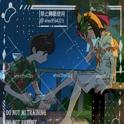 This is a pixiv picture whose title is 鬼.