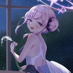 This is a pixiv picture whose title is 聖園ミカ.