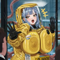 This is a pixiv picture whose title is commission.