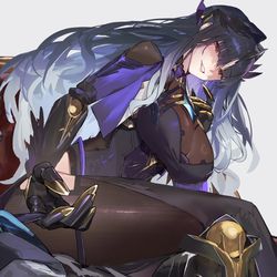 This is a pixiv picture whose title is ネイティア・亡詩「♡」.