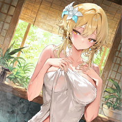 This is a pixiv picture whose title is 温泉蛍ちゃん ♨️.